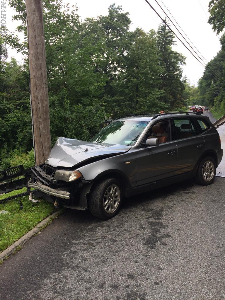 7/28/18  8:34am   MVFD operating a one car MVA with minor injuries on Dixon Rd. 