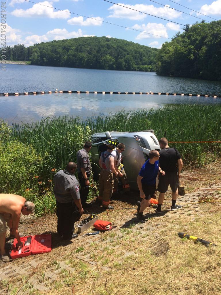 06/29/18 MVFD operating a 1 car rollover Washington Rd. Two subjects extracated and transported for evaluation. 