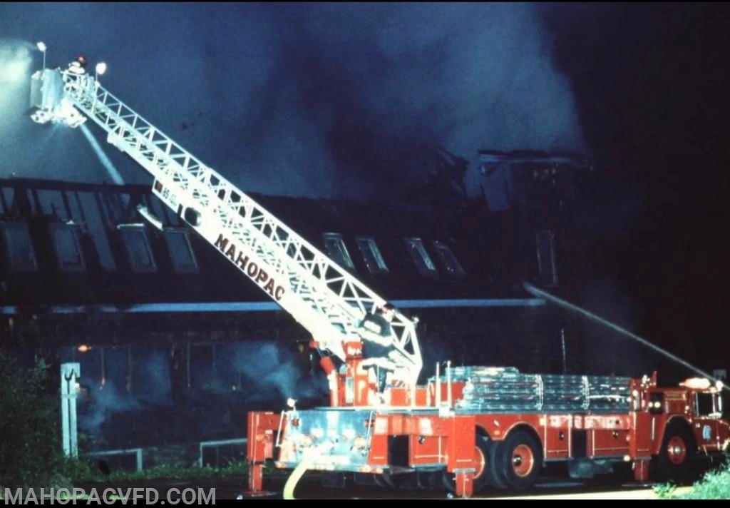 July 1990 Mutual aid to Carmel at the Barns Medical Building Fire